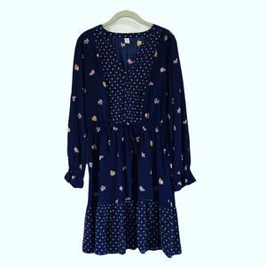 Old Navy Blue Floral Dress